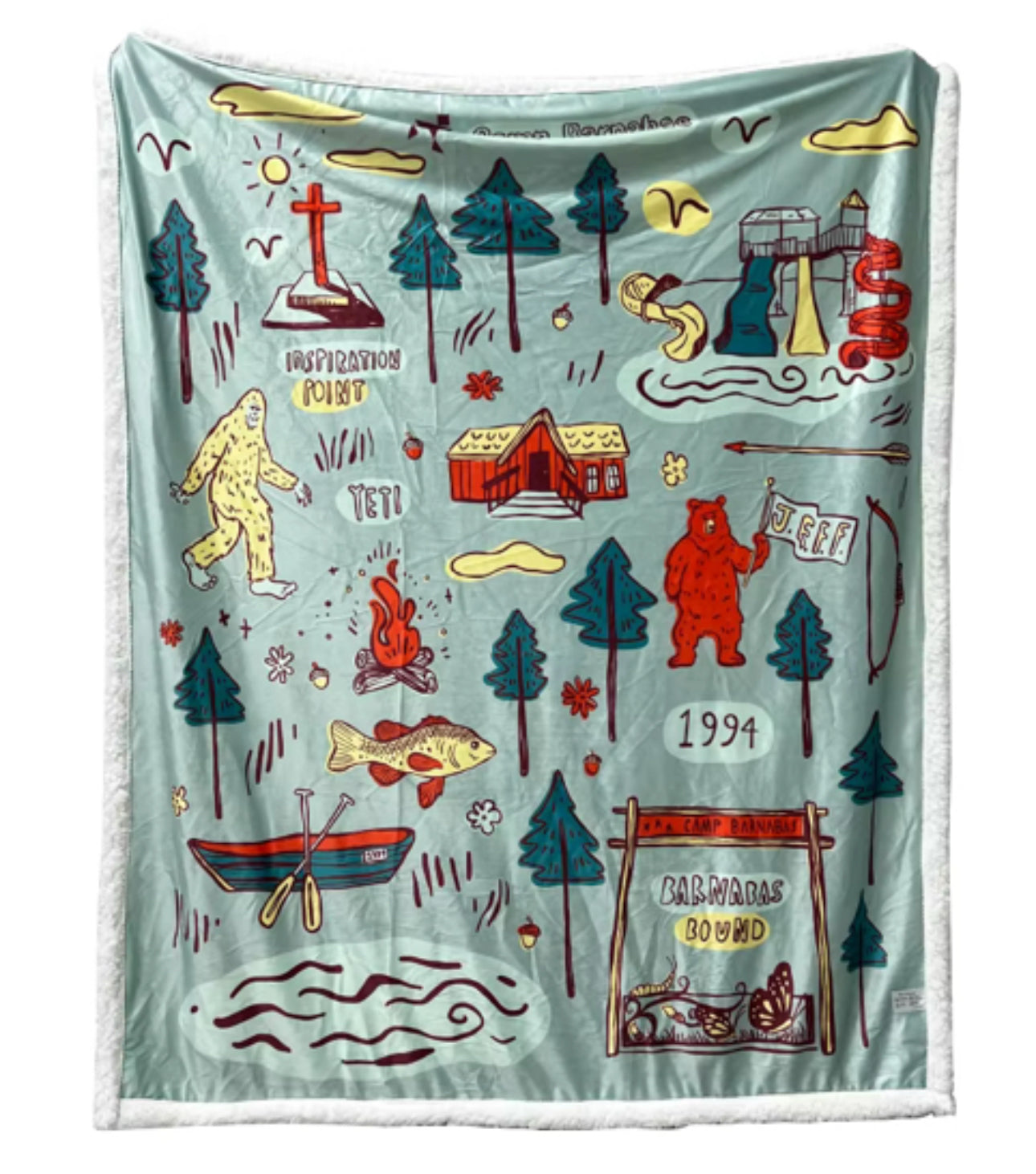 Camp Sketch blanket
