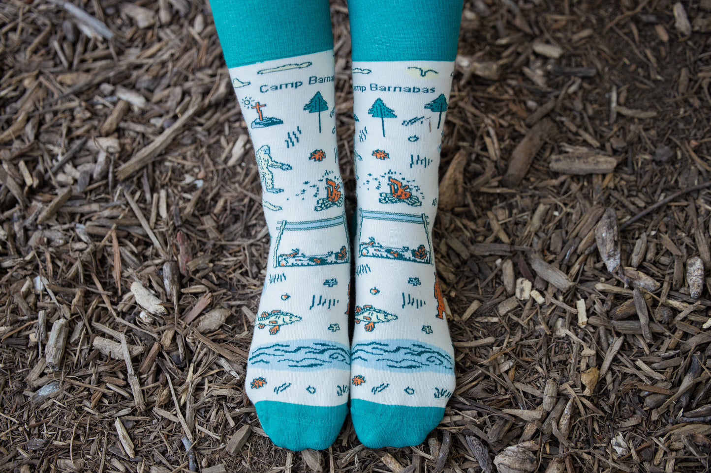 Camp Sketch Socks
