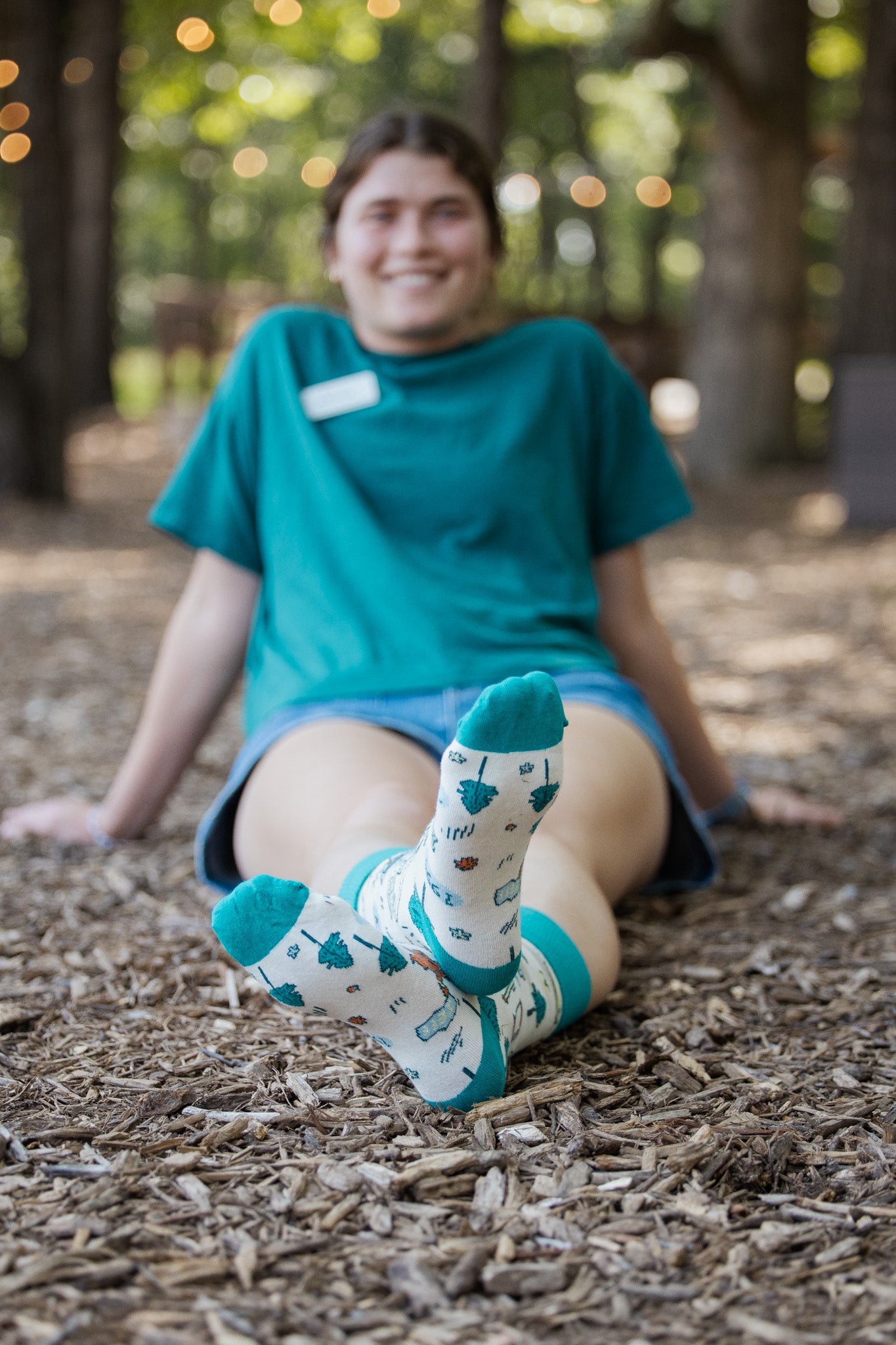 Camp Sketch Socks