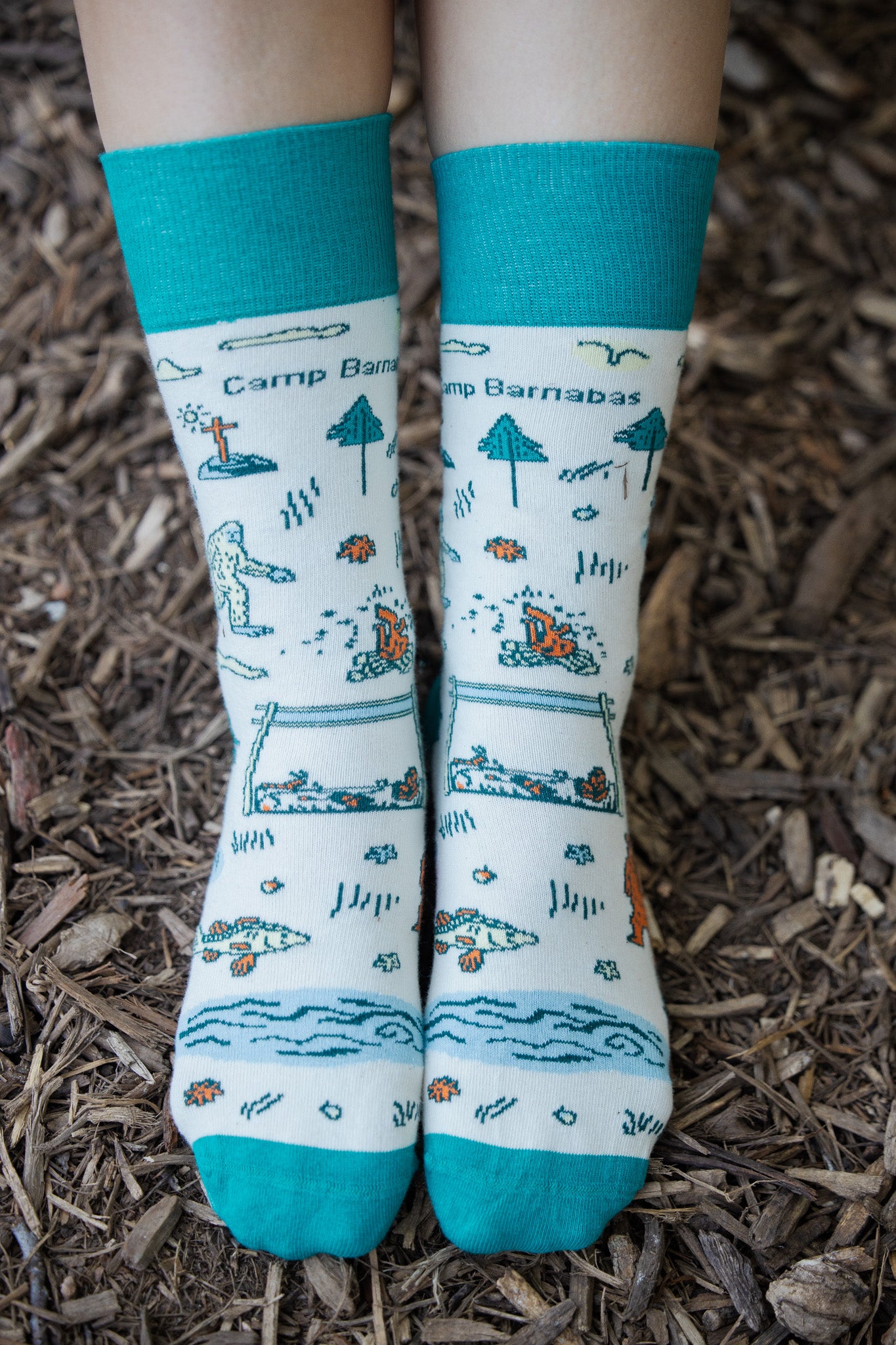 Camp Sketch Socks