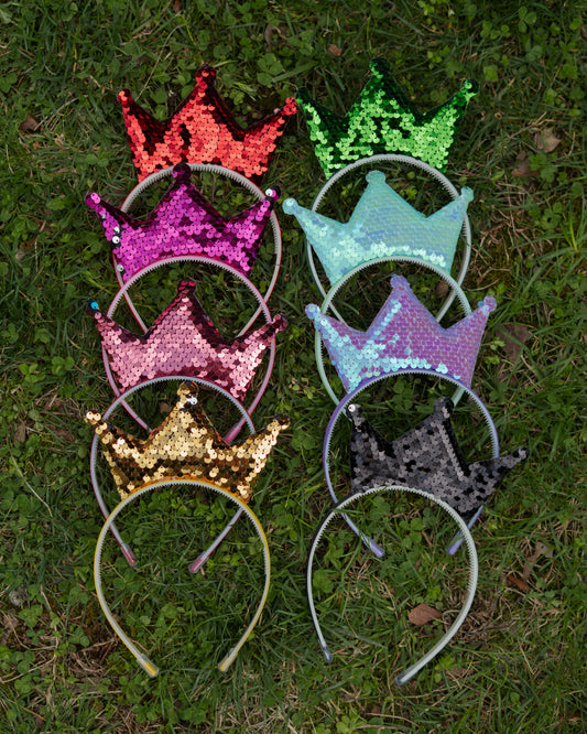 Sequins crown