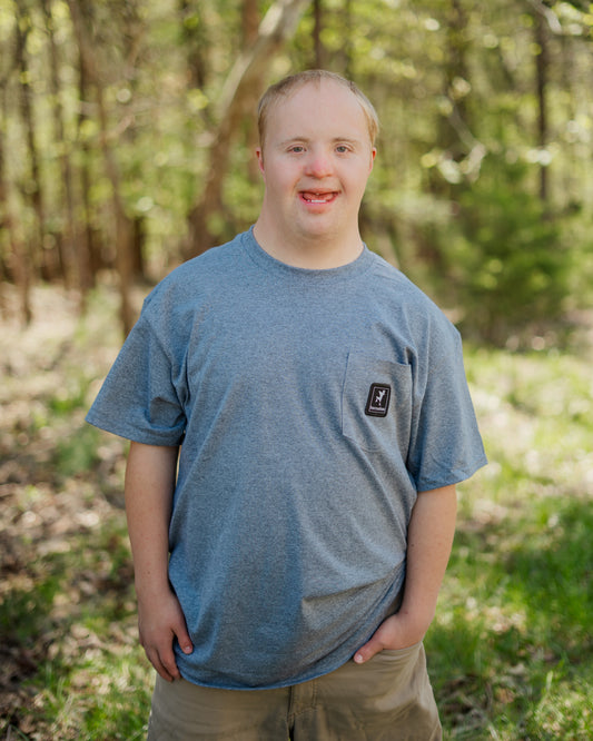 Woven Patch Pocket Tee