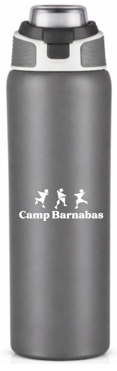 Stainless Bottle Push Button Flip Lid - 28oz