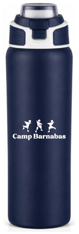 Stainless Bottle Push Button Flip Lid - 28oz